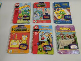 Leap Pad Learning System Books And Cartridges Pre - K Kindergarten Bundle