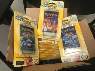 Pokémon Base Set Booster Blister Box (24 packs OPENED and SEARCHED) WOC 3
