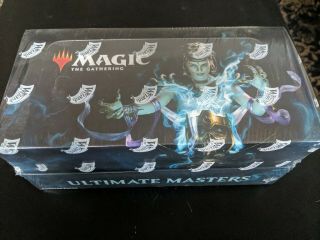 Magic The Gathering Mtg - Uma - En Ultimate Masters Booster Box With Topper