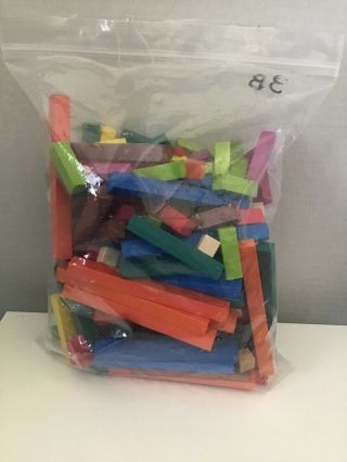 Educational Sorting Or Counting Wooden Sticks