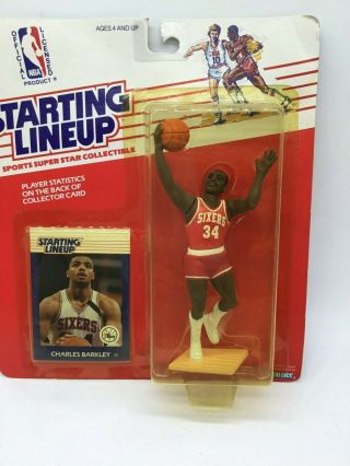 1988 Starting Lineup Charles Barkley.  In Package.  Packaging Has Some Wear