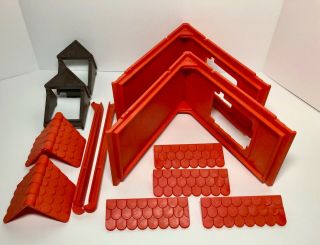Playmobil Vintage Medieval Knights 3450 King ' s Large Castle Red Roof Section 5
