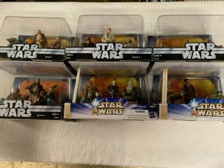 Star Wars Jedi High Council Complete Set Of 6 Scenes In