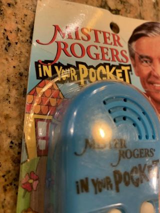 NOP Mister Rogers In Your Pocket Electronic Phrases Collectible Talking Keychain 3