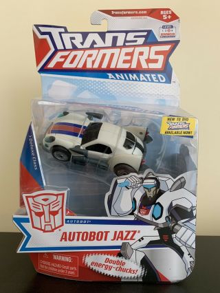 Transformers Animated Autobot Jazz Deluxe Class Nosc