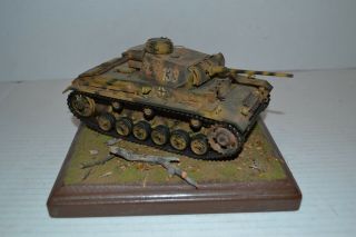 Pro Built German Panzer Tank Diorama 1/35 Scale