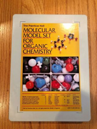 Prentice Hall Molecular Model Set For Organic Chemistry Molymod