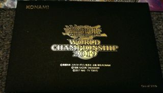 Yugioh x1 World Championship 2019 Celebration Promo Envelope plus mat 2