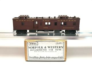 Ho Brass Nwsl Norfolk & Western N&w Dynamometer Car 514780 Custom