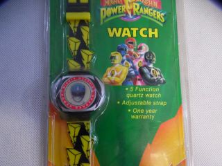 Mighty - Morphin - Power - Rangers - Watch - blue - Ranger - Vintage - 1993 5
