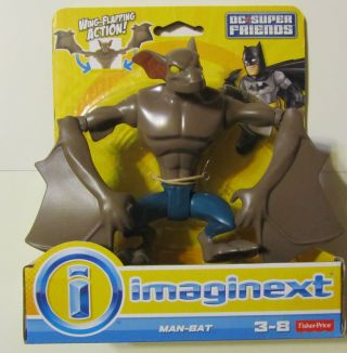 Imaginext Dc Friends Man - Bat Wing Flapping Action Fisher - Price Nip