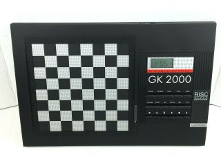 Vtg Saitek Kasparov GK 2000 Advanced Electronis Chess Computer w Risc Processor 4