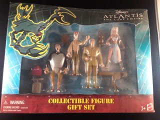Mattel Disney Atlantis The Lost Empire 4 Action Figure Collectible Gift Set