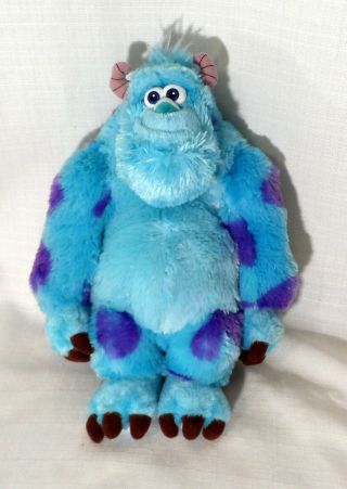 Disney Pixar Monsters Inc Sully Sulley Blue Purple Stuffed Animal Plush 16 "