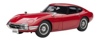 78751 Autoart 1/18 Toyota 2000 Gt Red Model Cars Finished Product From Japan