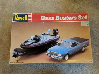 Bass Busters Set Model Kit By Revell 1:25 Scale 7243 1991