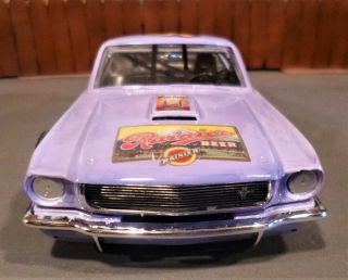 Built 1:25 Scale 1966 Mustang Sportsman Stock Car with 358 C.  I.  Engine. 4