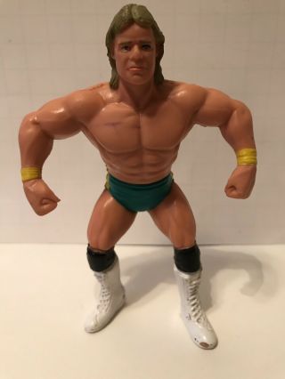 Wcw Galoob Lex Luger Wrestling Figure Uk Exclusive Green Trunks 1990