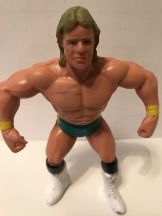 WCW Galoob Lex Luger Wrestling Figure UK Exclusive Green Trunks 1990 2