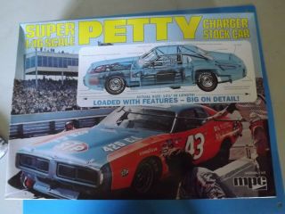 Mpc 1973 Petty Charger Stock Car Molded In Petty Blue 1:16 Scale