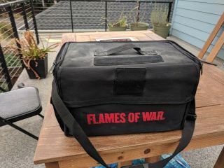 Black Limited Edition Battlefoam Bag For Flames Of War With Foam