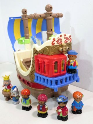 ELC Early Learning Centre Jolly Roger Pirate Ship Toddler Baby Figures 2