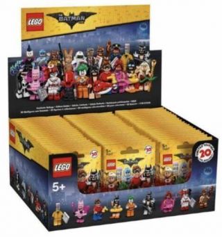 Lego® 71017 The Batman Movie Case 60 Minifigures Packs Pack Brown Box