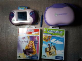 Leapfrog Leapster2 Learning Pink Handheld Console System With Disney Games