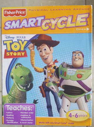 Fisher - Price Smart Cycle Software - Disney/pixar Toy Story - From 2010
