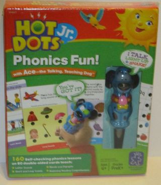 Educational Insights Hot Dots Jr.  Phonics Fun Pen Lesson Guide Vowels Reading,