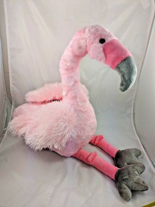 Dan Dee Pink Flamingo Plush Sits 18 " Tall Stuffed Animal
