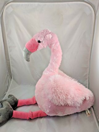 Dan Dee Pink Flamingo Plush Sits 18 