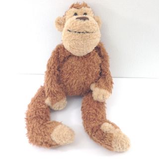 Jellycat Monkey Marvin Plush Brown Tan Floppy 17 "