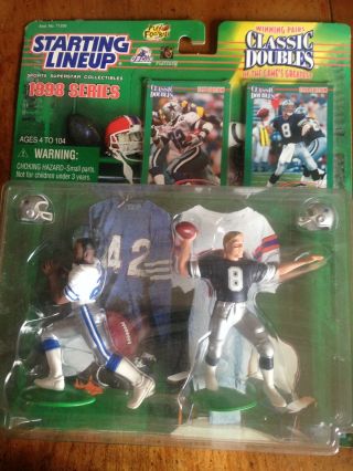 Starting Lineup Classic Doubles Troy Aikman And Emmitt Smith