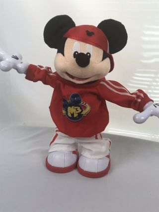 Disney Fisher Price M3 Master Moves Mickey Mouse Hip Hop Break Dancing Doll
