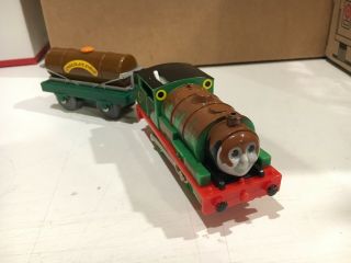 Thomas & Friends Trackmaster Motorized Percy Covered w/ Chocolate & Syrup Tanker 5
