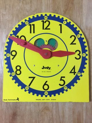 Judy Clock For Teacher Large Time Teaching Demonstration Clock 13 "