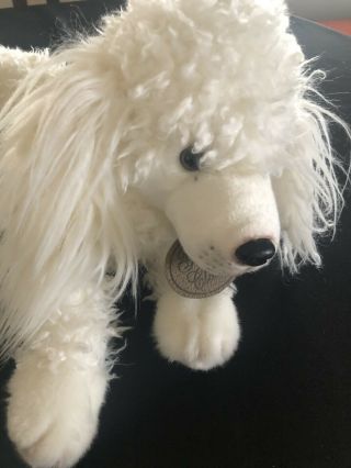 Yomiko Classics White Poodle Puppy Dog Plush Stuffed Animal