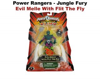 Power Rangers Jungle Fury - Evil Melle With Flit The Fly | Action Figure Bandai