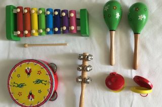 Wooden Musical Instruments Toddler Toys - Preschool Music Toys