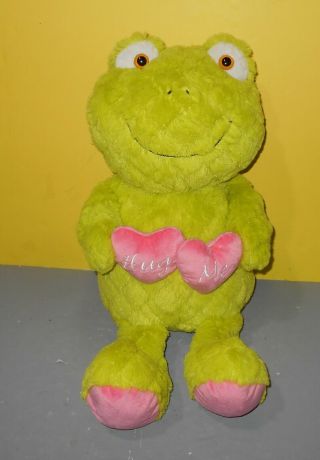 Sweet Sprouts Target 18 " Animal Adventure So Soft Plush Green Frog Hug Me Heart