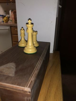 Vintage Drueke Chess Set Model 2.  5 " Complete Set,  Case
