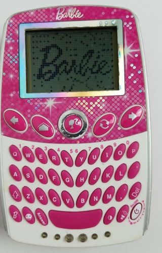 Barbie Letters Sounds Numbers Matching Music Talking Pink Learning Handheld Toy