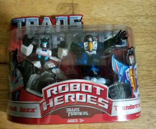 Transformers Robot Heroes - Autobot Jazz And Thundercracker