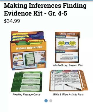 Lakeshore Grades 4 - 5 Finding Evidence Comprehension Kit Making Inferences