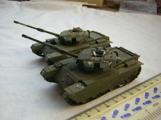 2 X Airfix Modern British Military Centurion Tanks Scale 1:72 / 1:76
