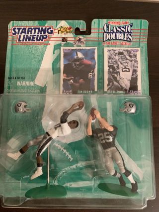 Starting Lineup Football Figures Tim Brown And Fred Biletnikoff