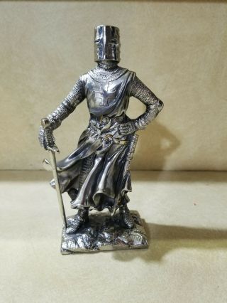 7 " Crusader Templar Knights Statue Figure Teutonic Malta Medieval