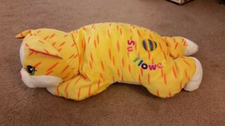 Lisa Frank Plush SUNFLOWER Kitty Cat 90 ' s Tiger Stripe Yellow Orange 24 