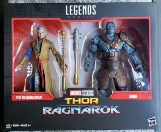 In Hand Marvel Legends Thor Ragnarok The Grandmaster,  Korg Action Figure 2 Pack